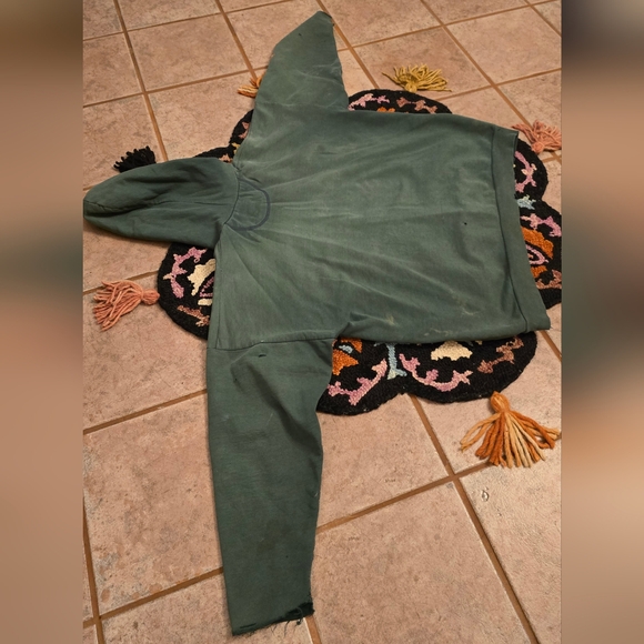 🔥🔥Vintage STRESSED OUT Green Miami Hurricanes Hoodie with Mascot Graphic🔥🔥 - Picture 11 of 11